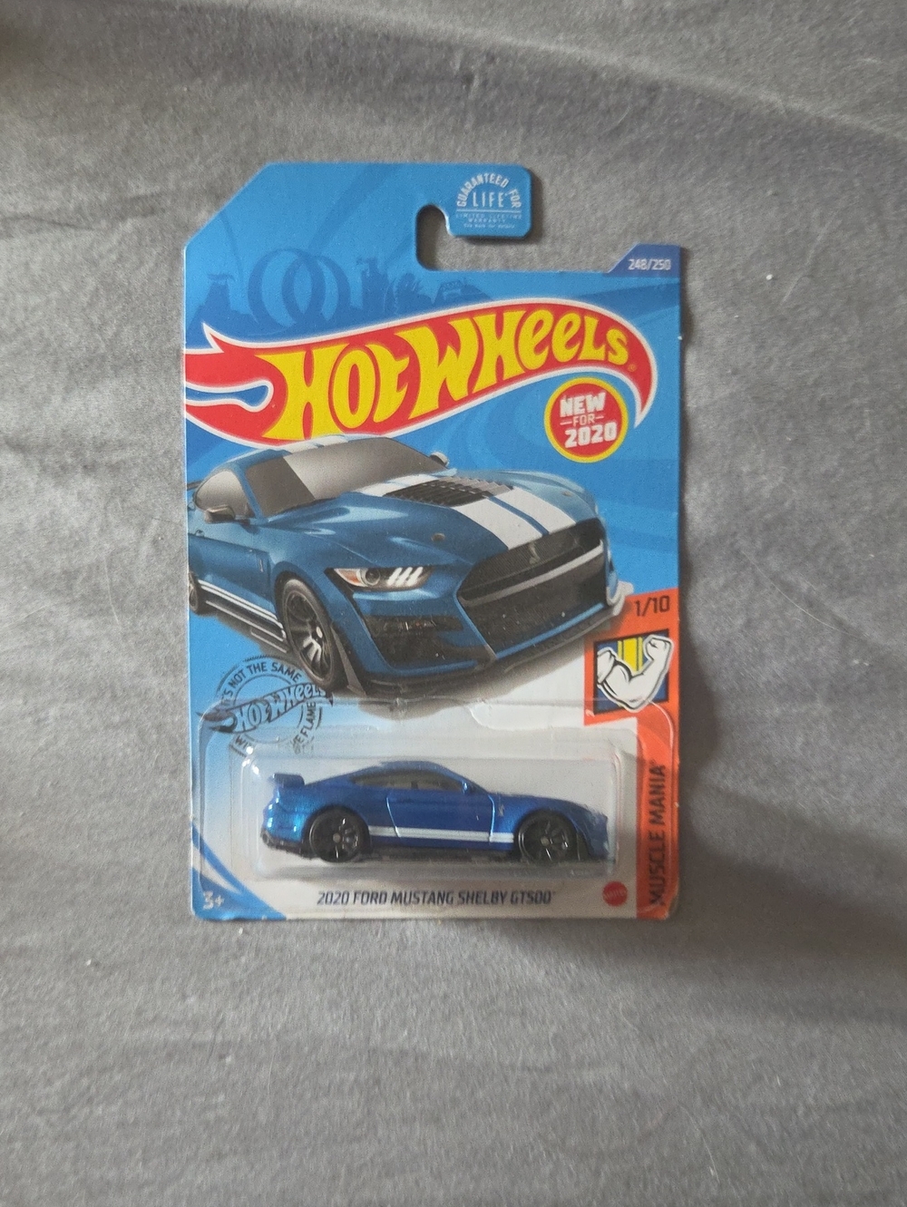2020 Ford Mustang Shelby GT500 Toy Car - Blue